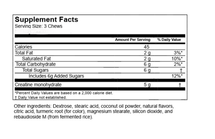 Method Creatine Chews Single Serve Pack